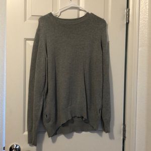 grey cotton long sleeve